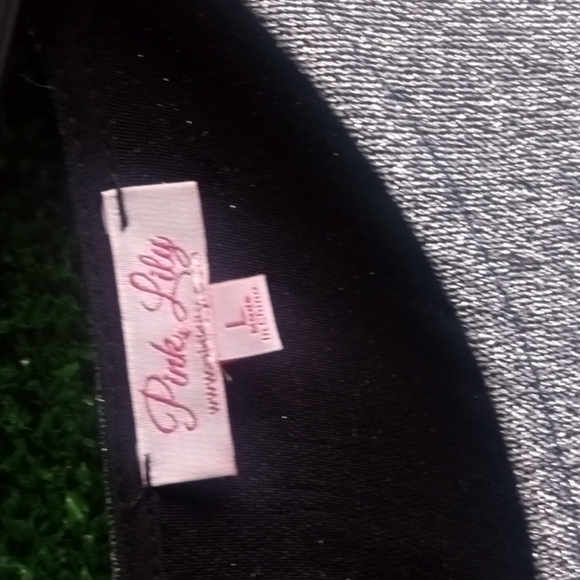 Pink Lily balloon sleeve sparkly silver dress - Picture 3 of 4